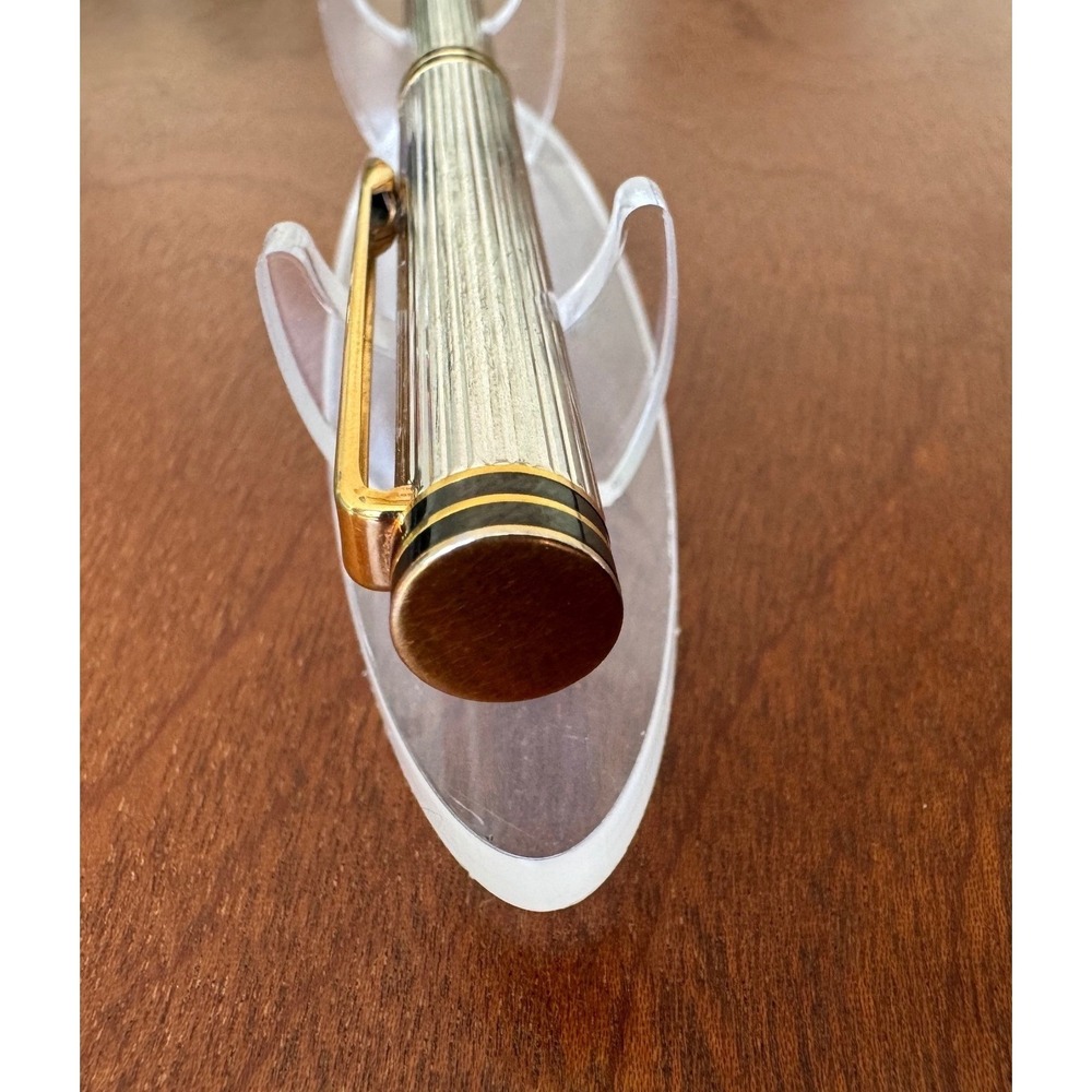 Vintage Waterman Exclusive Silver Plated Ballpoint Pen Click Retract No Box - Picture 11 of 11